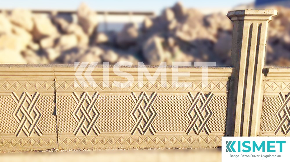 Kilim Desen Beton Duvar