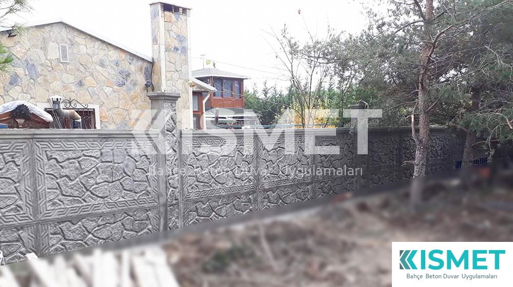 Klasik Taş Desen Beton Duvar